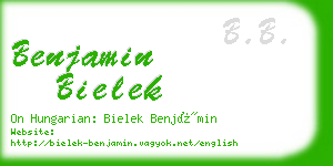 benjamin bielek business card